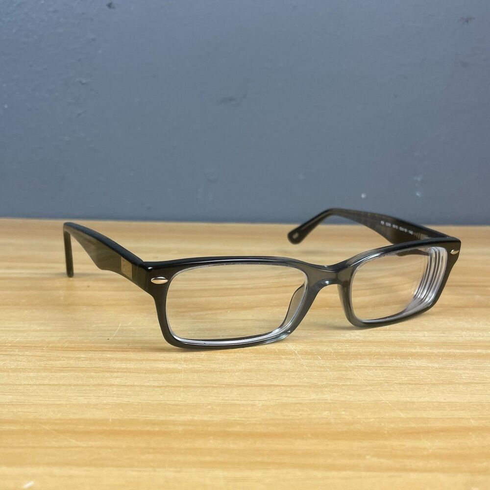 Ray-Ban Gray Black Rectangular Glasses